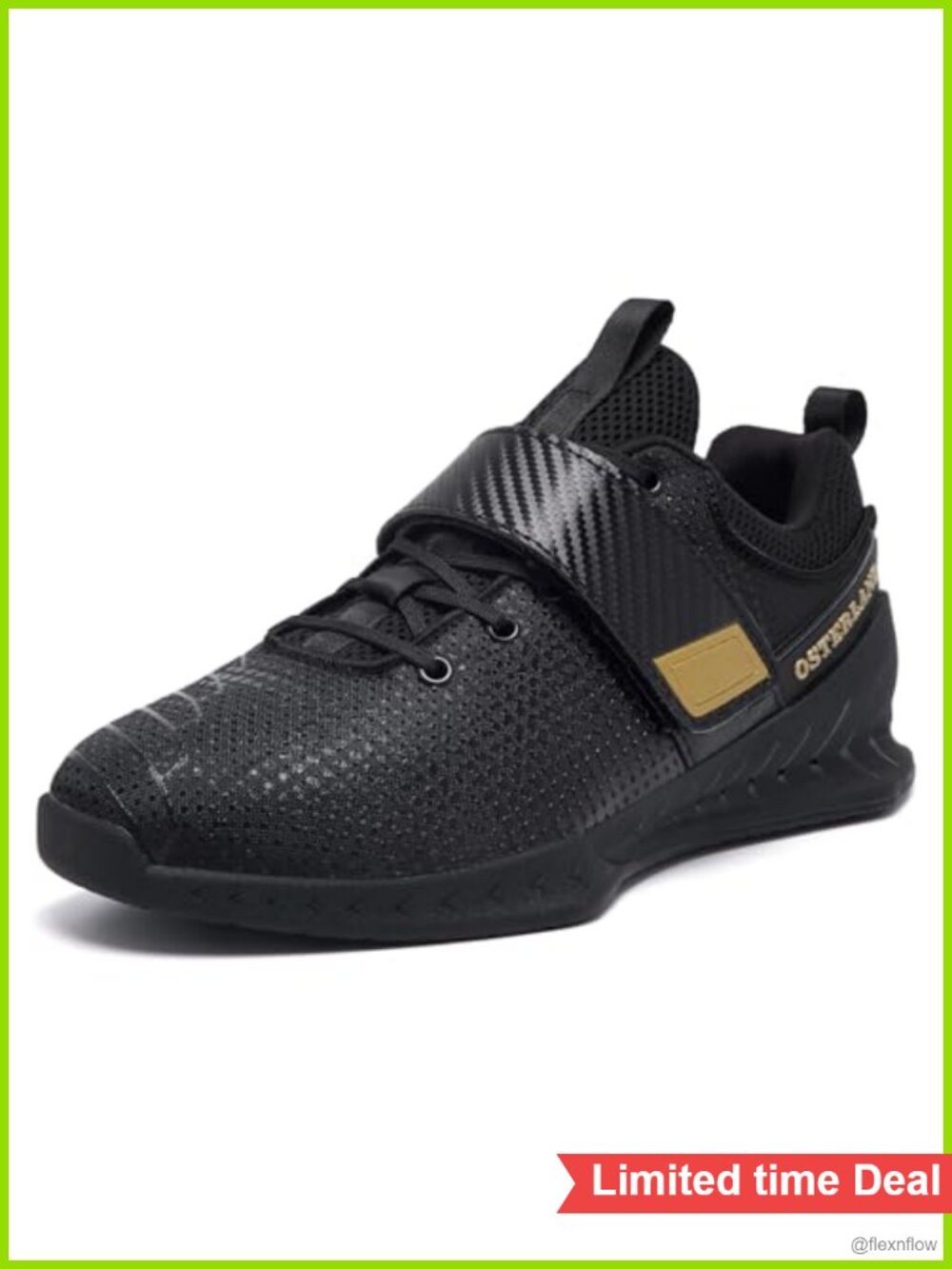 Weightlifting Shoes Microfiber Cross Training Sneakers Hook Loop